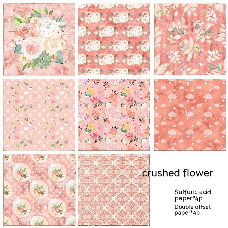 Vintage Botanical & Music Washi Stickers for Creative Habit Journals