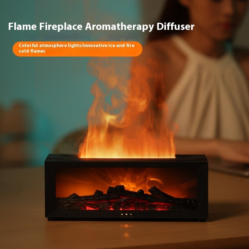 Breathe & Glow: Flame Aromatherapy Diffuser for Calm Habits