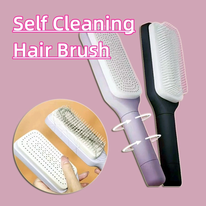 Brush Smarter: Self-Cleaning, Anti-Frizz, Scalp-Loving Design