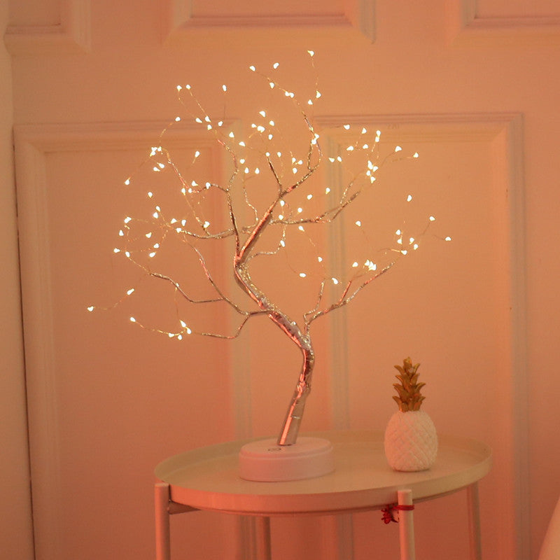 Starry Pearl Tree Touch Night Light Deco