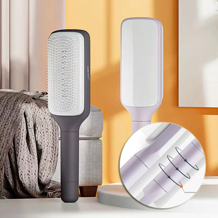 Brush Smarter: Self-Cleaning, Anti-Frizz, Scalp-Loving Design