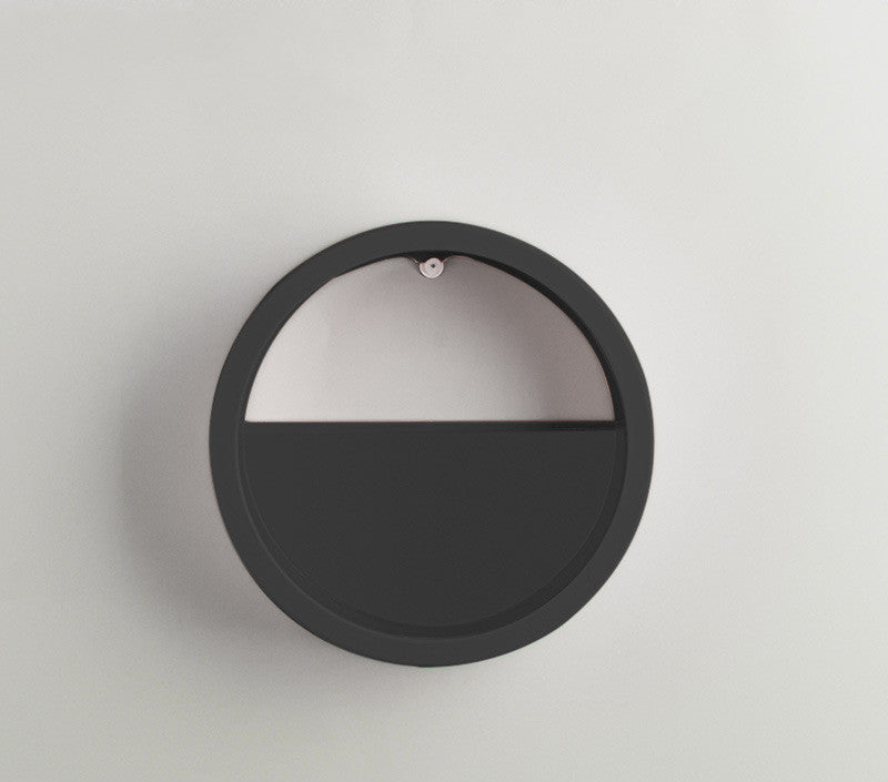 Minimalist Round Iron Wall Vase for Intentional Living Spaces