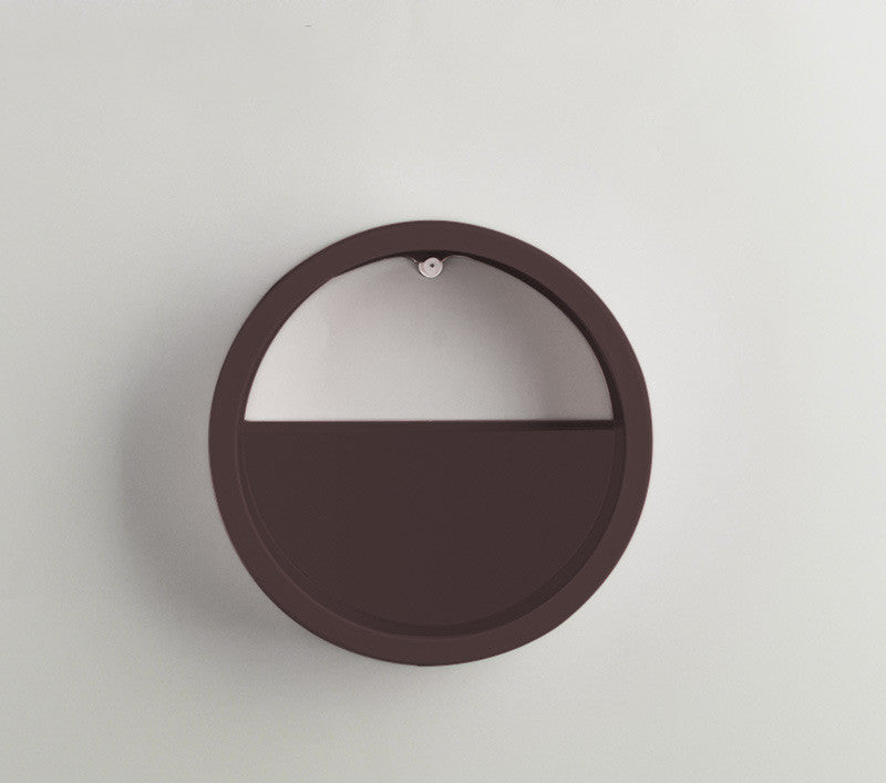 Minimalist Round Iron Wall Vase for Intentional Living Spaces