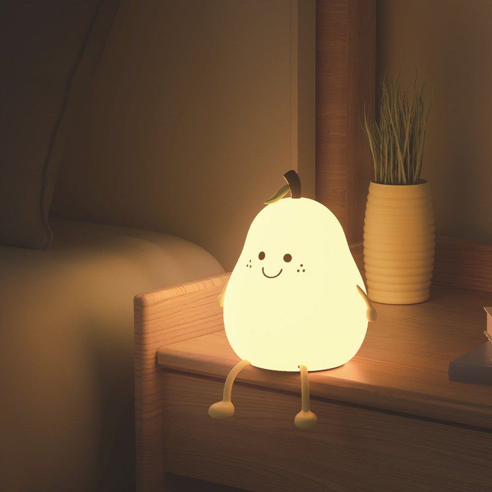 Touch-Control Pear Fruit Lamp — Build Cozy Routine Every Evening