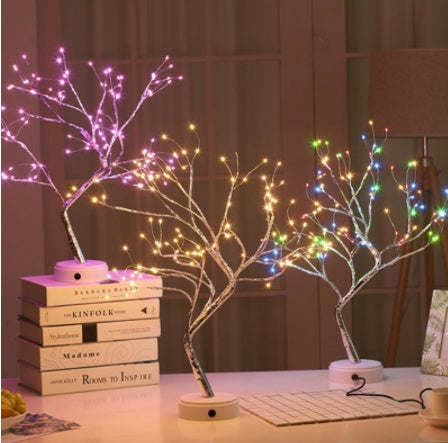 Starry Pearl Tree Touch Night Light Deco