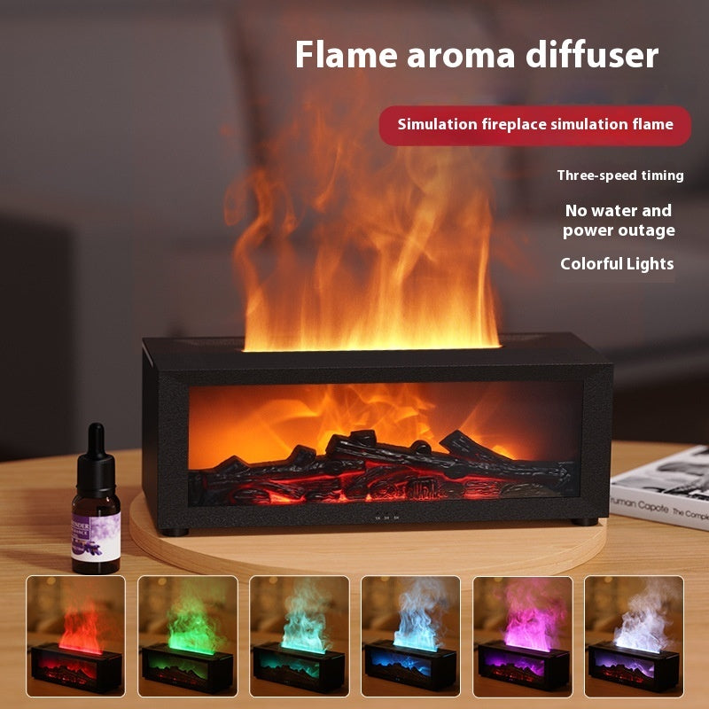 Breathe & Glow: Flame Aromatherapy Diffuser for Calm Habits