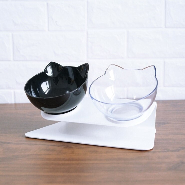 Elevated Cat Bowl That Loves Their Neck and Whiskers