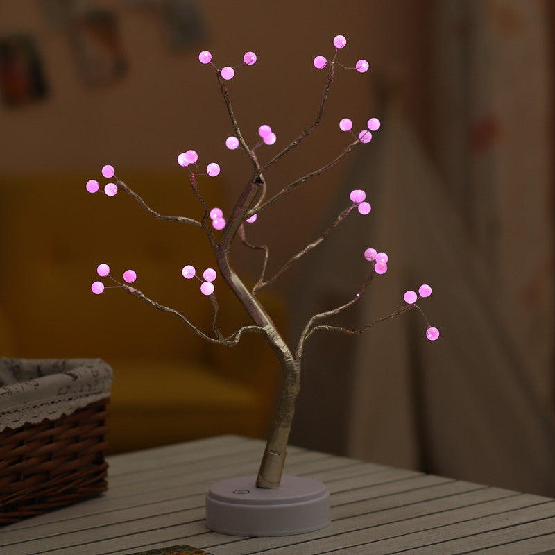 Starry Pearl Tree Touch Night Light Deco