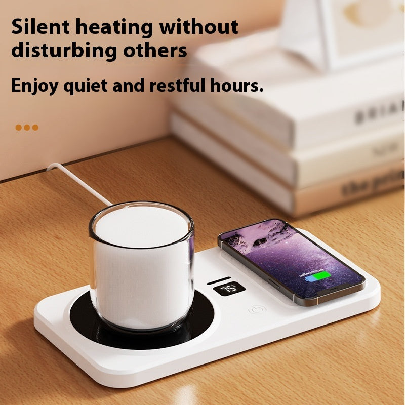 Cozy Sips & Power: Wireless Heating Cup Pad