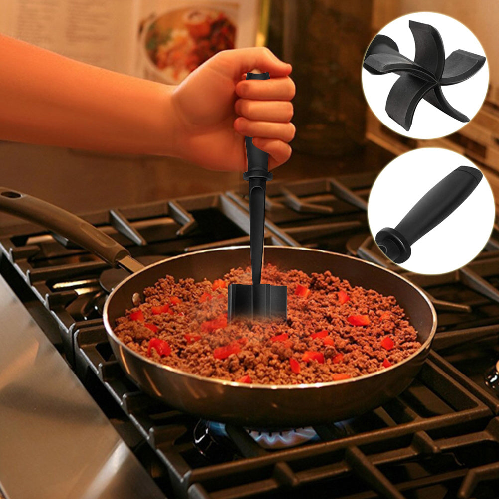 Heat-Resistant Nylon Meat Masher — Cook Smart, Build Kitchen Habits