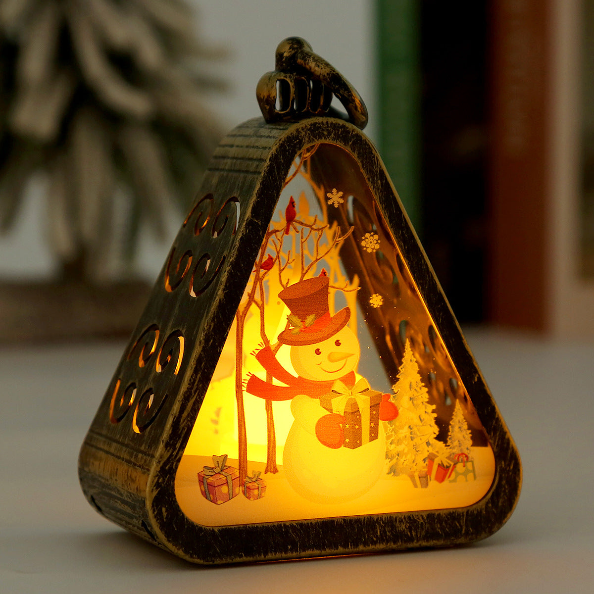 Warm Vintage Lights for a Magical Christmas Ambiance