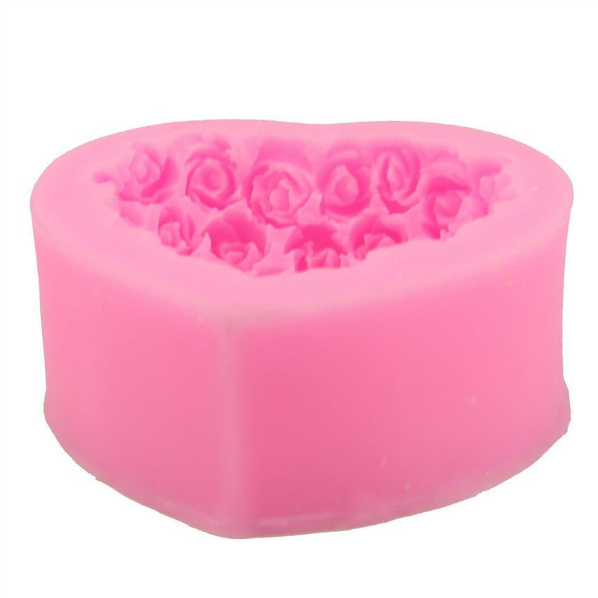 Love in Every Candle: Rose Silicone Mould for DIYs