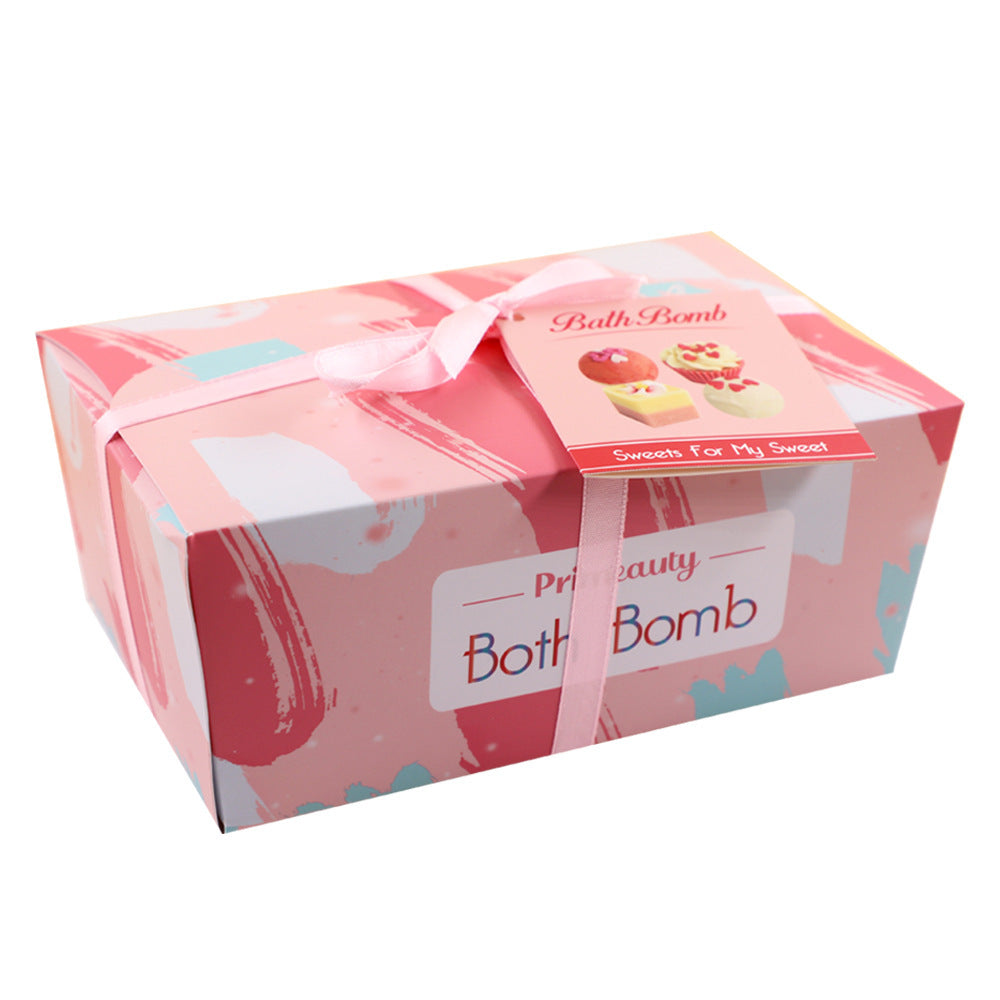 Bubble & Exfoliate: Cake-Style Bath Salt Ball
