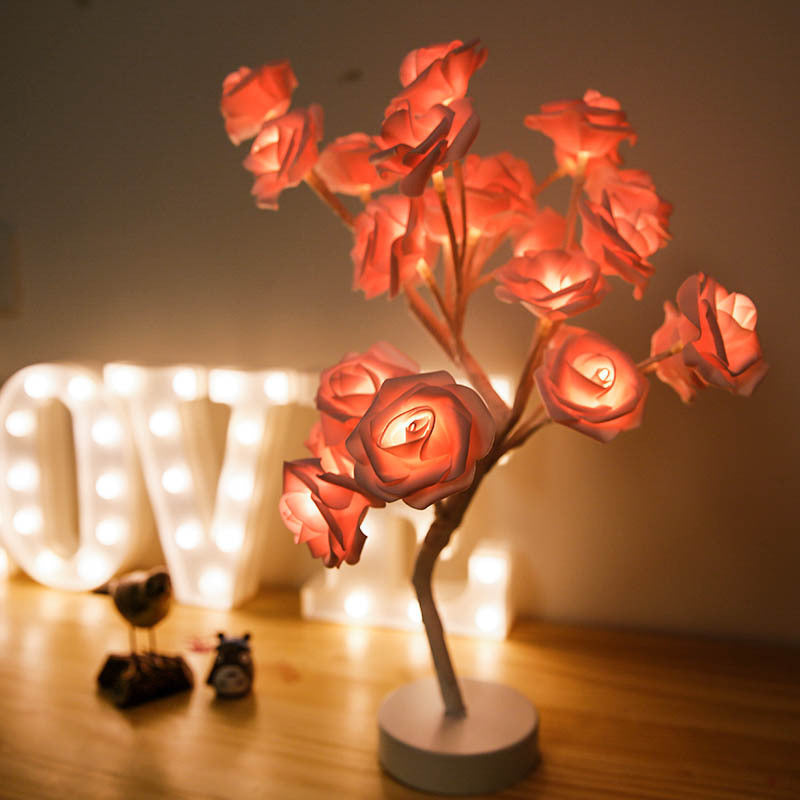 Bloom & Glow: Rose Lamp for Peaceful Daily Habits