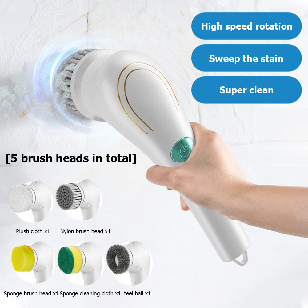 Smart Electric Scrubber — Clean More, Strain Less