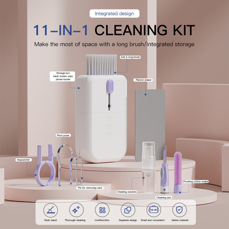 Keep Your Gear Spotless: 11-in-1 Cleaning Solution