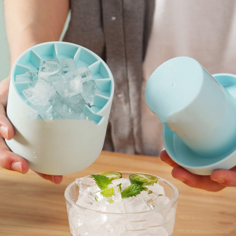 Compact Ice Maker Bucket — Chill Drinks, Save Space