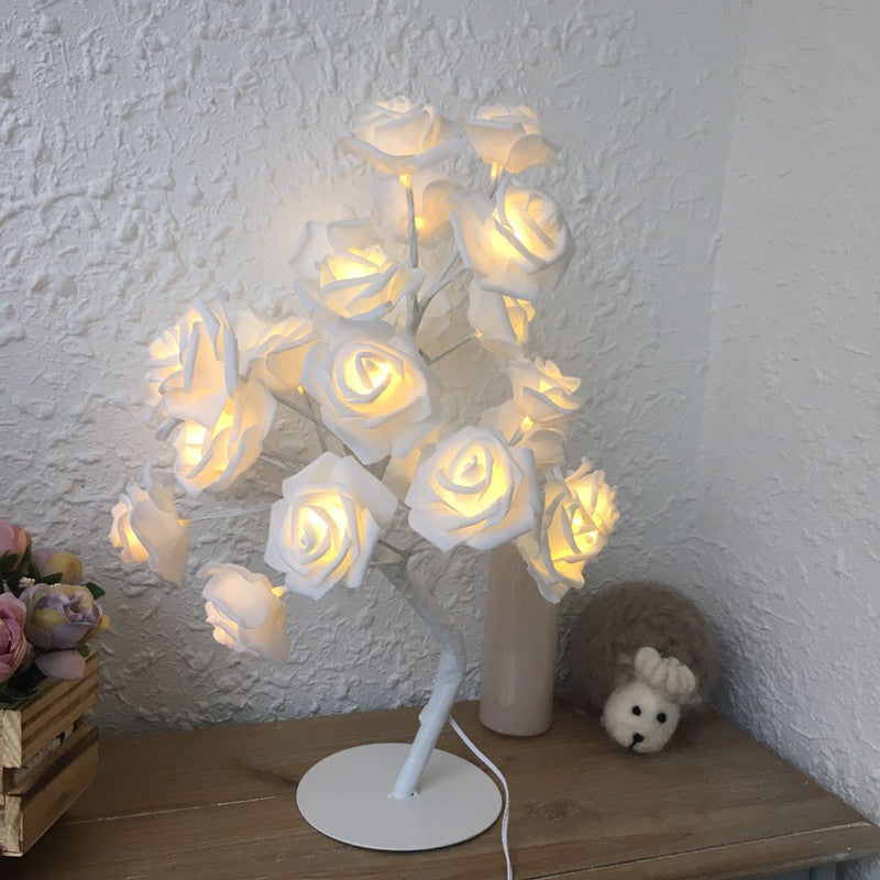 Bloom & Glow: Rose Lamp for Peaceful Daily Habits