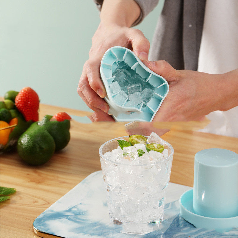 Compact Ice Maker Bucket — Chill Drinks, Save Space