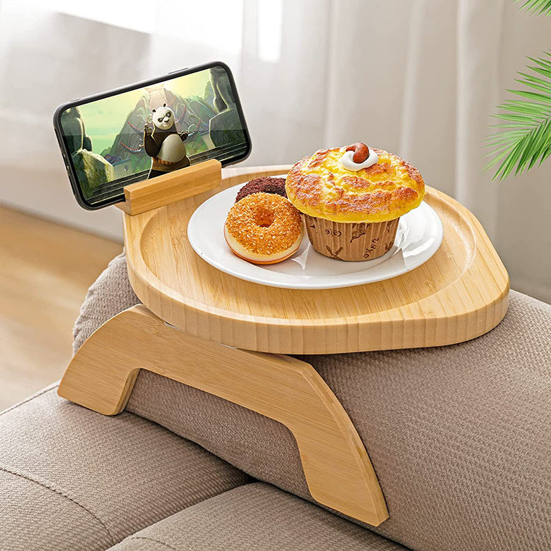 Foldable Bamboo Sofa Tray — Elevate Your Cozy Routine