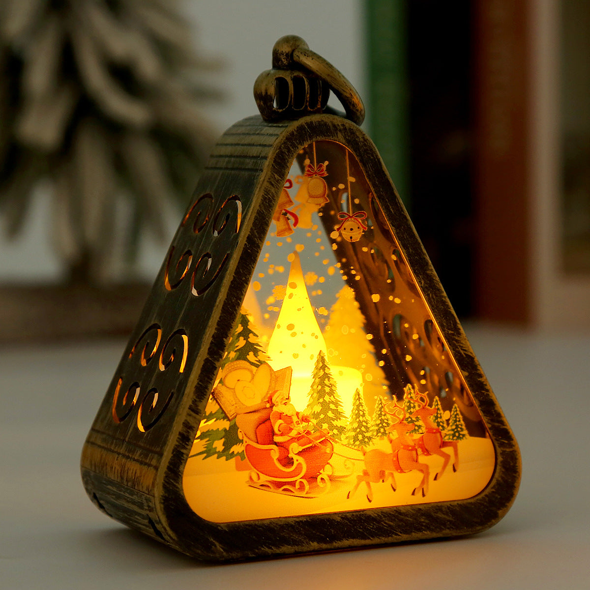 Warm Vintage Lights for a Magical Christmas Ambiance