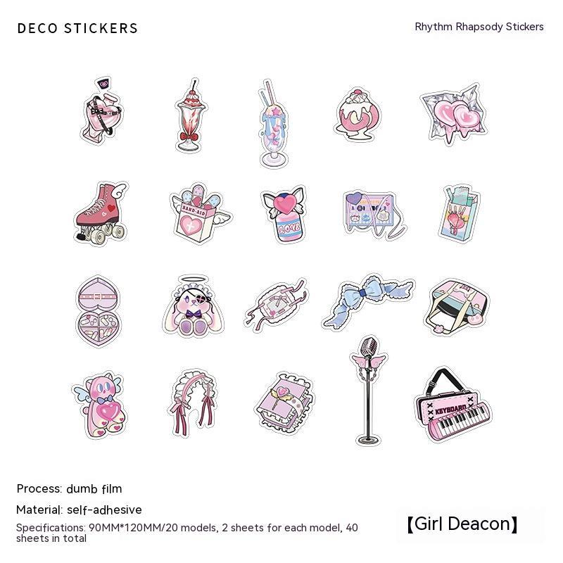 Adorable Anime Girl Stickers: Spark Your Journal Routine