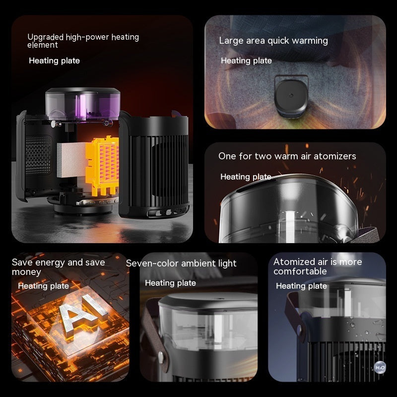 All-in-One Room Heater with Humidifying Power