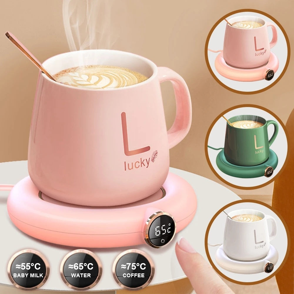 Warm Sip Anytime — LED USB Cup Warmer