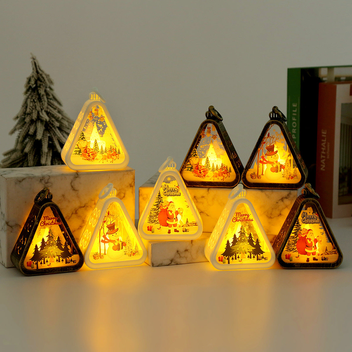 Warm Vintage Lights for a Magical Christmas Ambiance