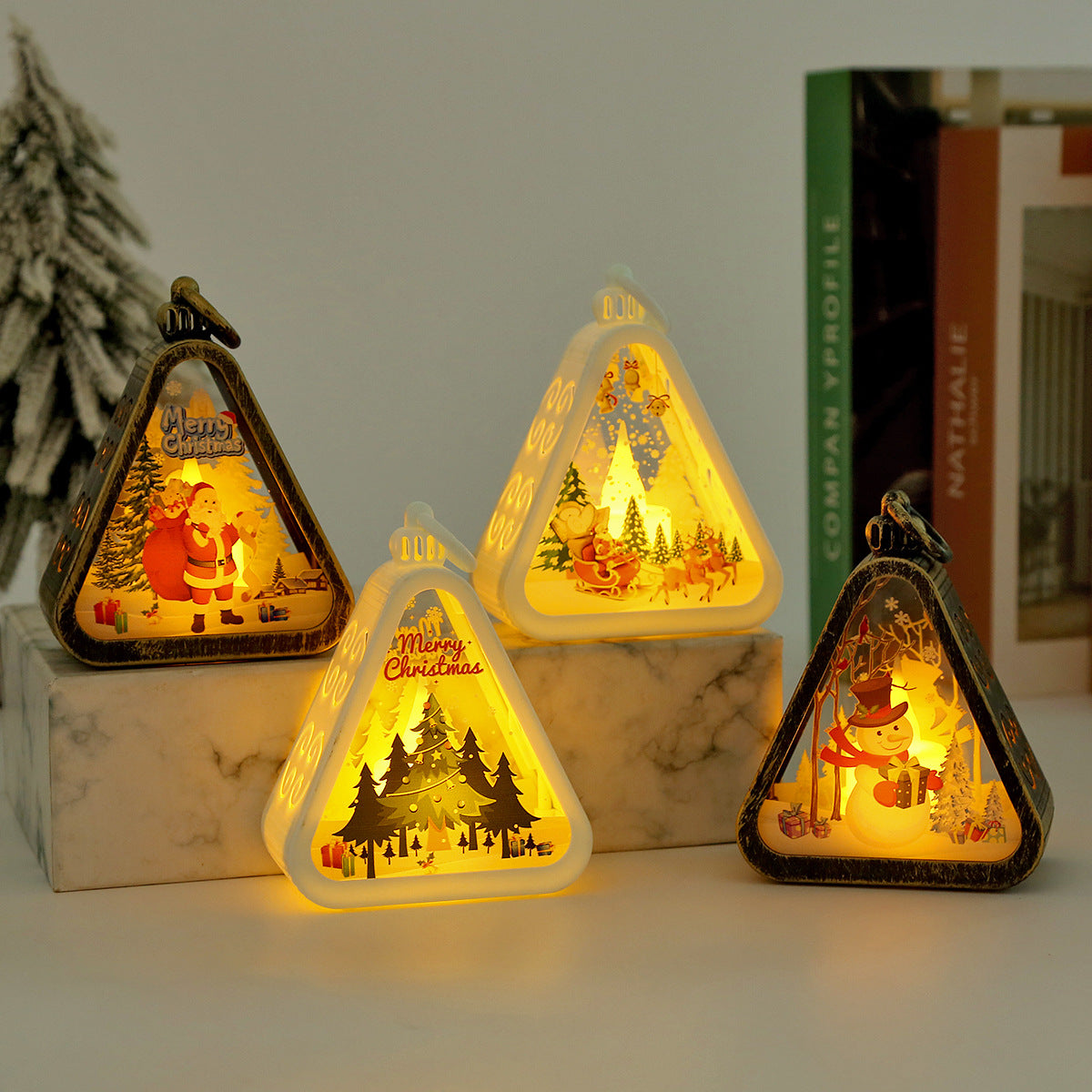 Warm Vintage Lights for a Magical Christmas Ambiance