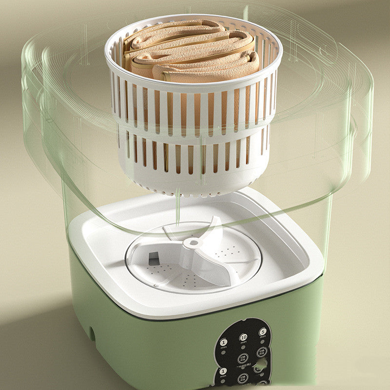 Mini Foldable Washer: Perfect for Delicates & Travel