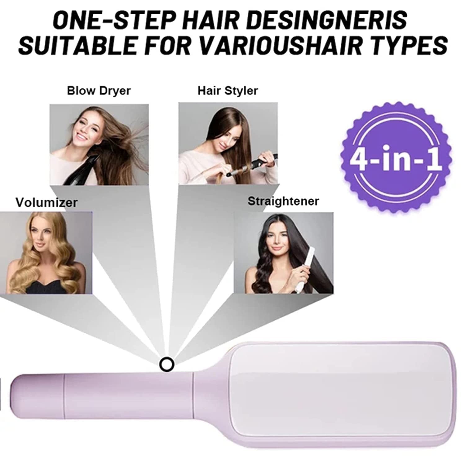 Brush Smarter: Self-Cleaning, Anti-Frizz, Scalp-Loving Design