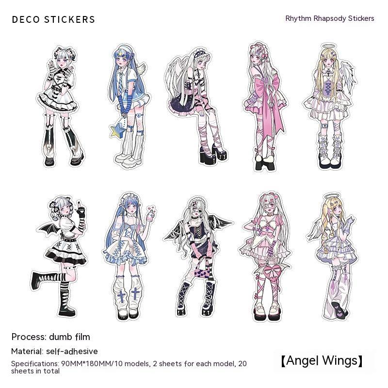 Adorable Anime Girl Stickers: Spark Your Journal Routine