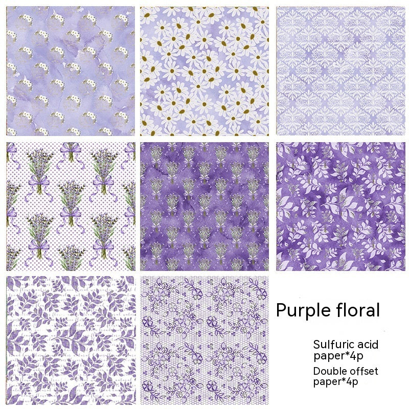 Vintage Botanical & Music Washi Stickers for Creative Habit Journals