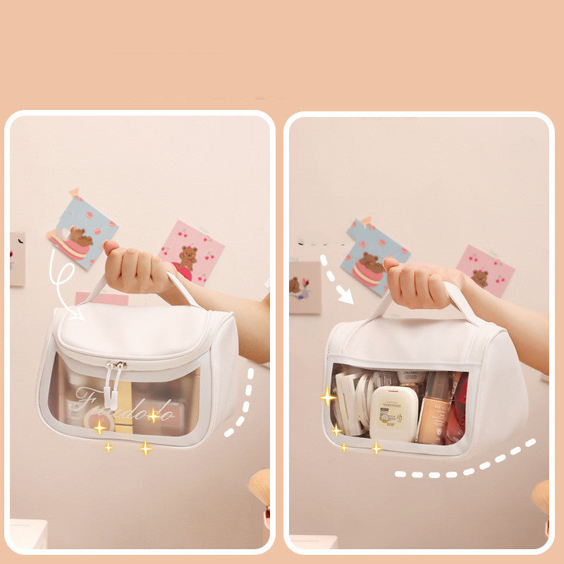 Effortless Routine: Multi-Function Waterproof Cosmetic Bag for Travel