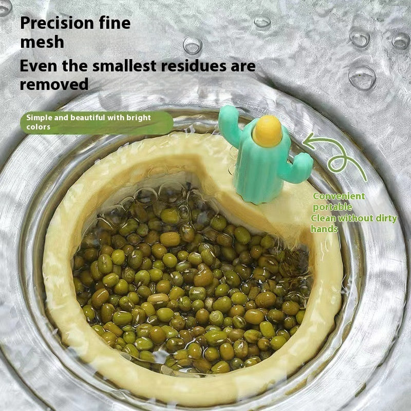 Cactus Charm That Keeps Your Sink Clean and Cute