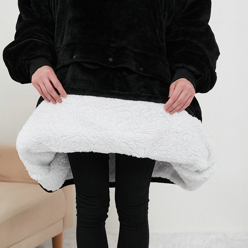 Ultimate Winter Comfort: Oversized Heated Blanket Hoodie